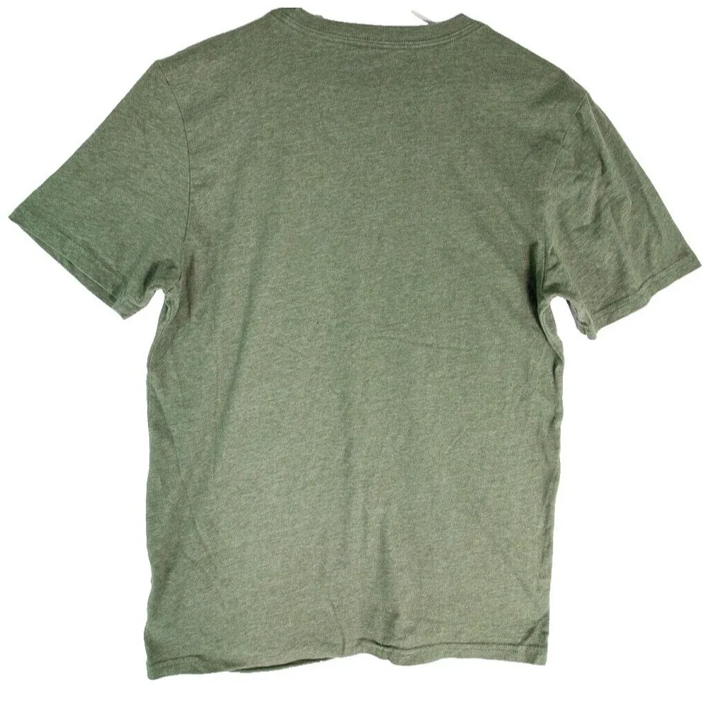 The North Face Logo Standard Fit T-Shirt Men's Size Small Olive Green